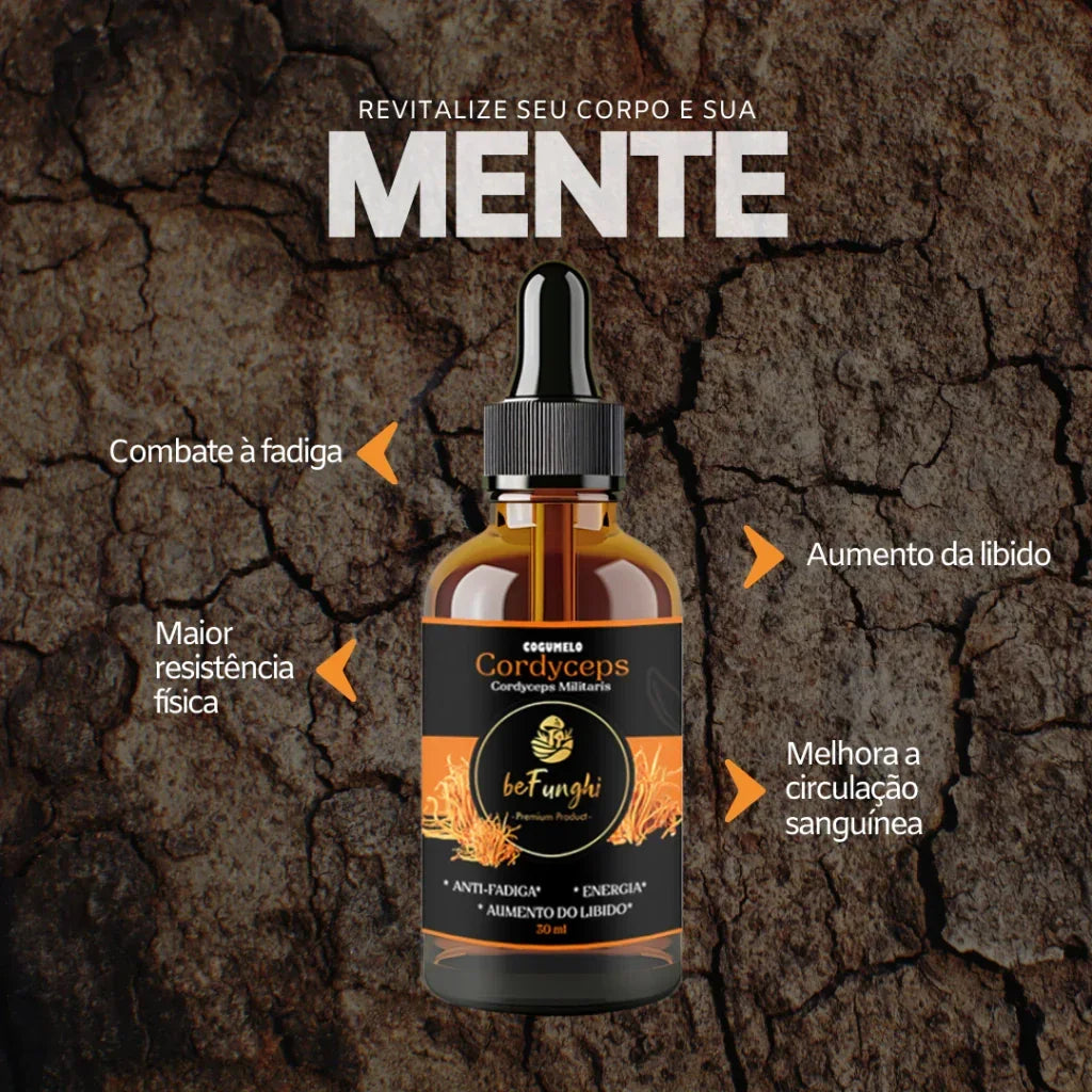 Cordyceps 30ml – Disposição Física e Energia para a Rotina