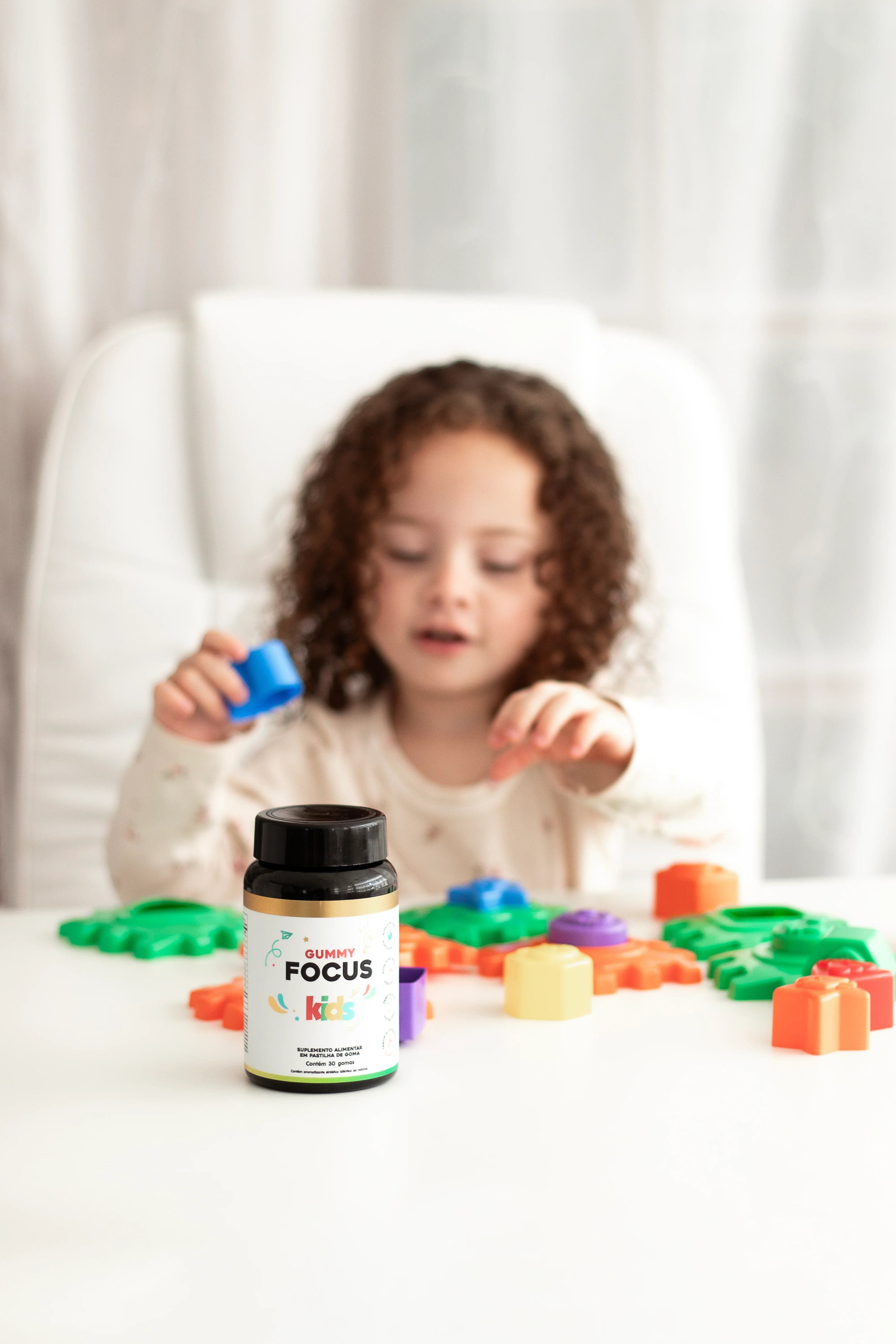 Focus Gummy Kids – Suporte Diário para Foco e Aprendizado (30 gomas)