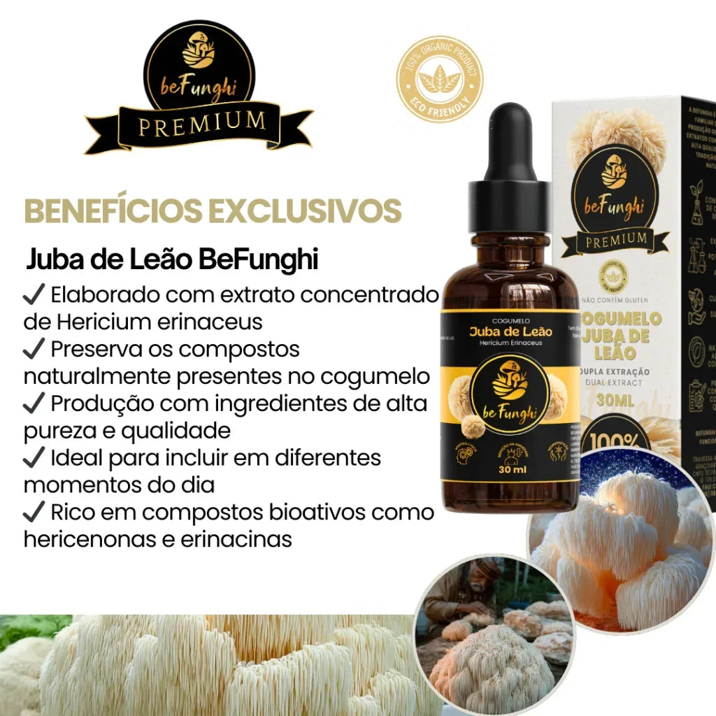 Juba de Leão 30ml – Foco, Clareza Mental e Desempenho Cognitivo