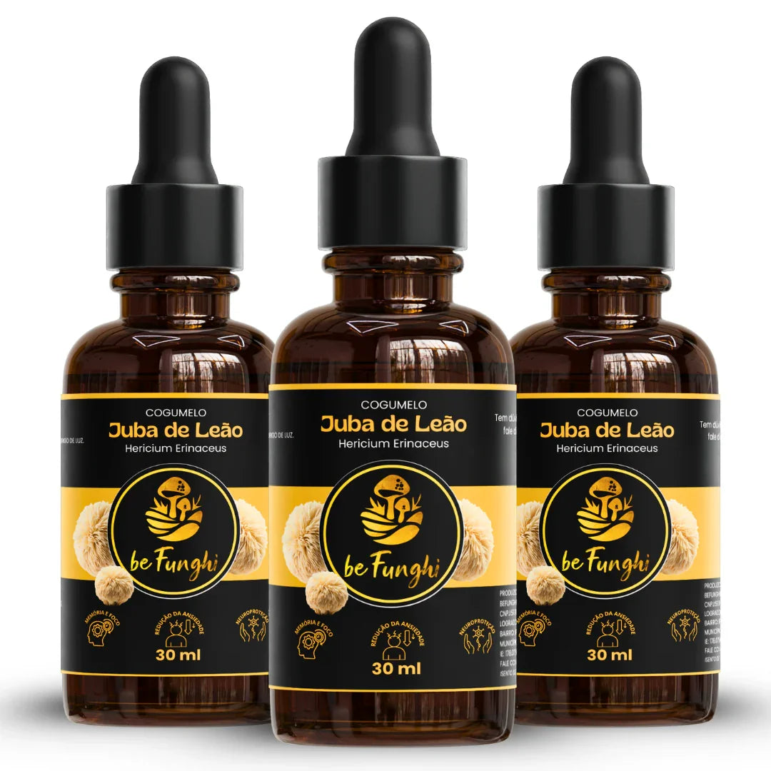 Juba de Leão 30ml – Foco, Clareza Mental e Desempenho Cognitivo