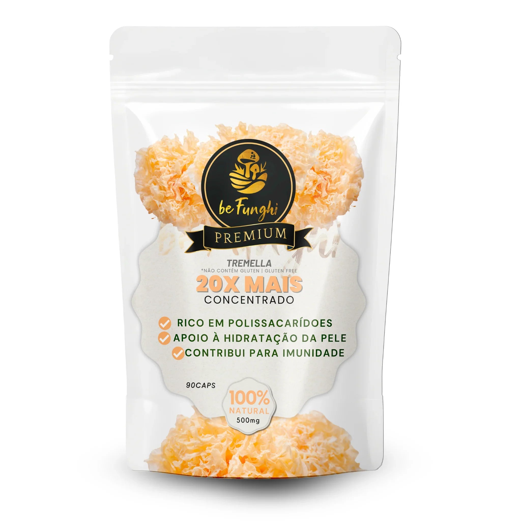 Extrato Concentrado Tremella 90 Capsulas - Abrace o Brilho Natural da Sua Pele