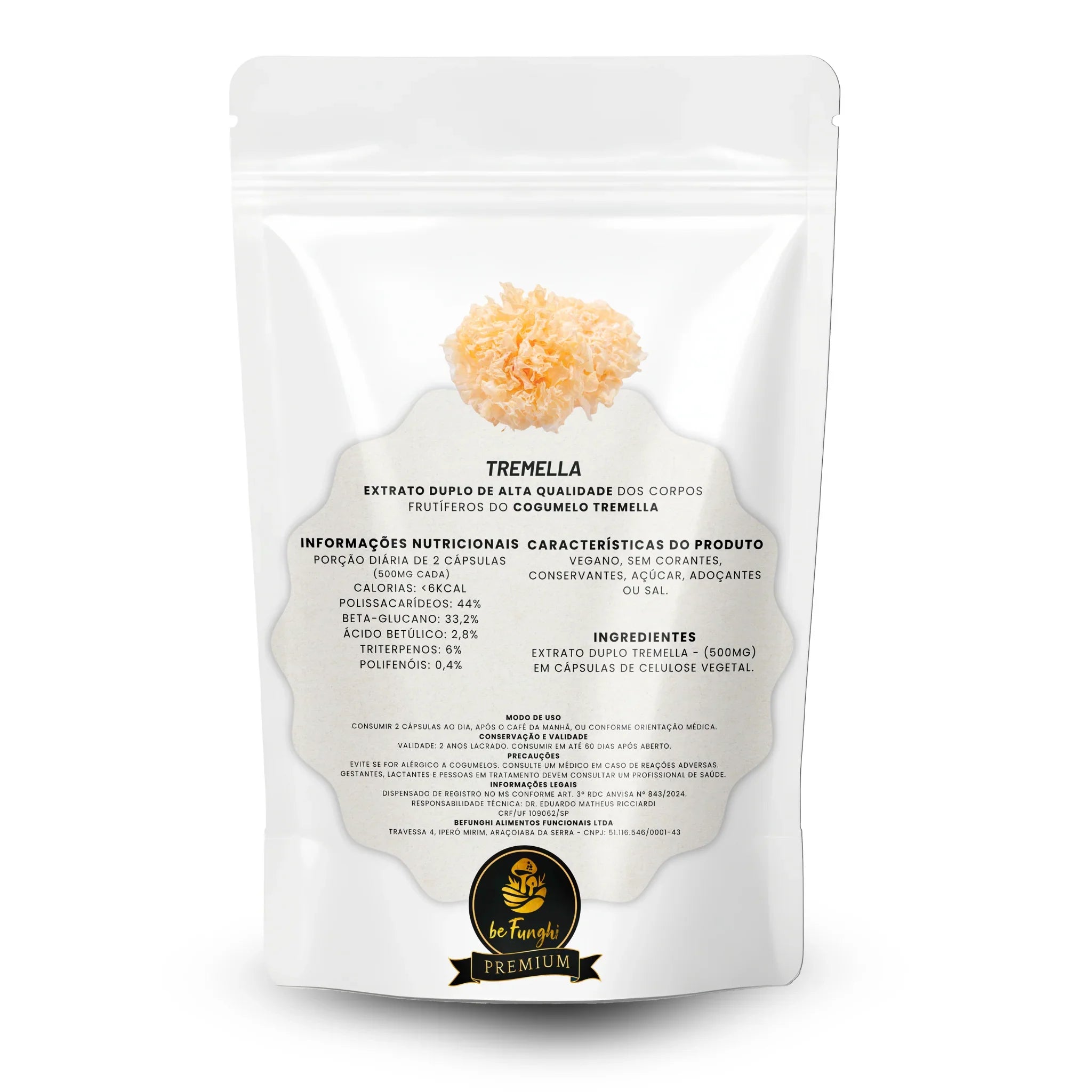 Tremella Cápsulas – 90 cápsulas
