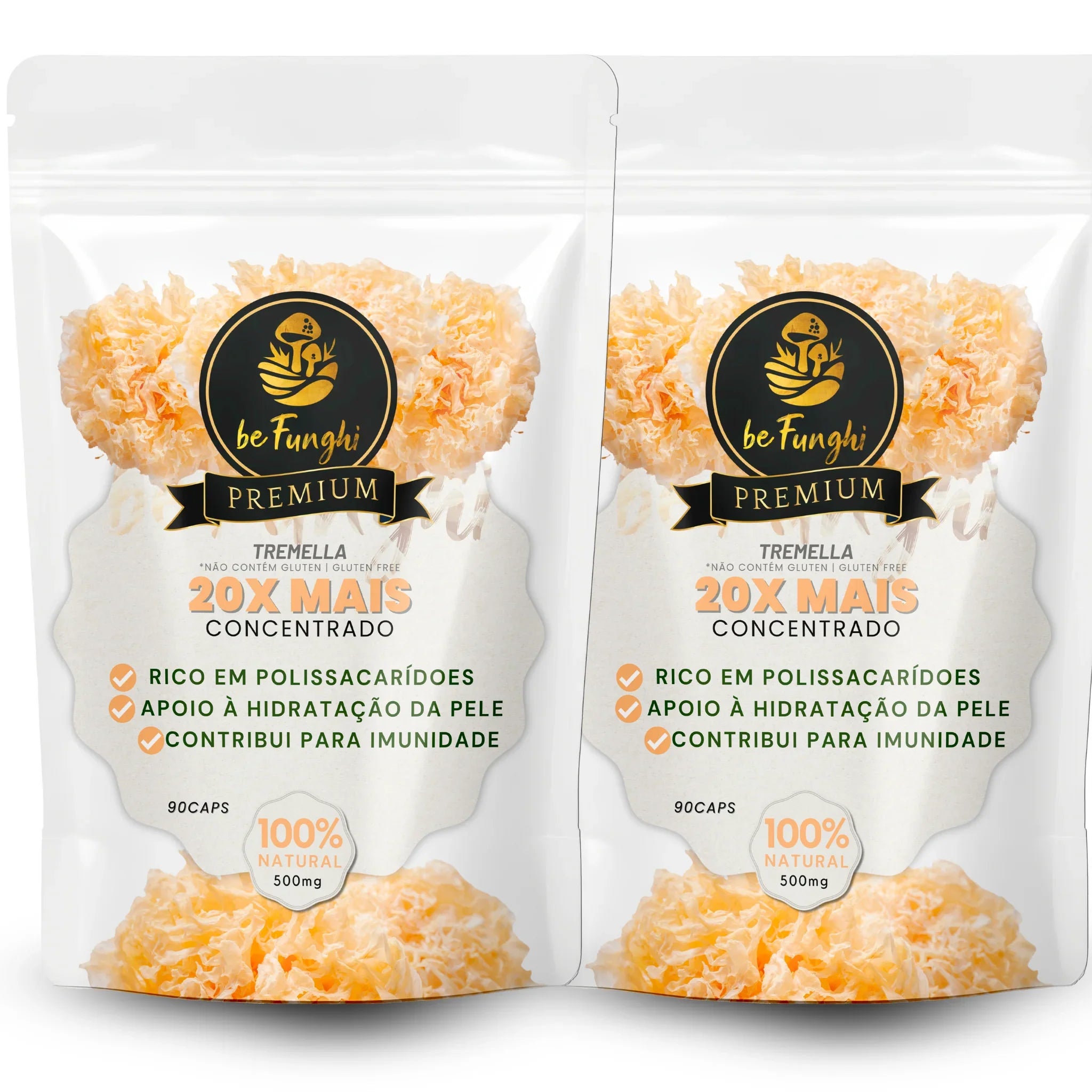 Extrato Concentrado Tremella 90 Capsulas - Abrace o Brilho Natural da Sua Pele