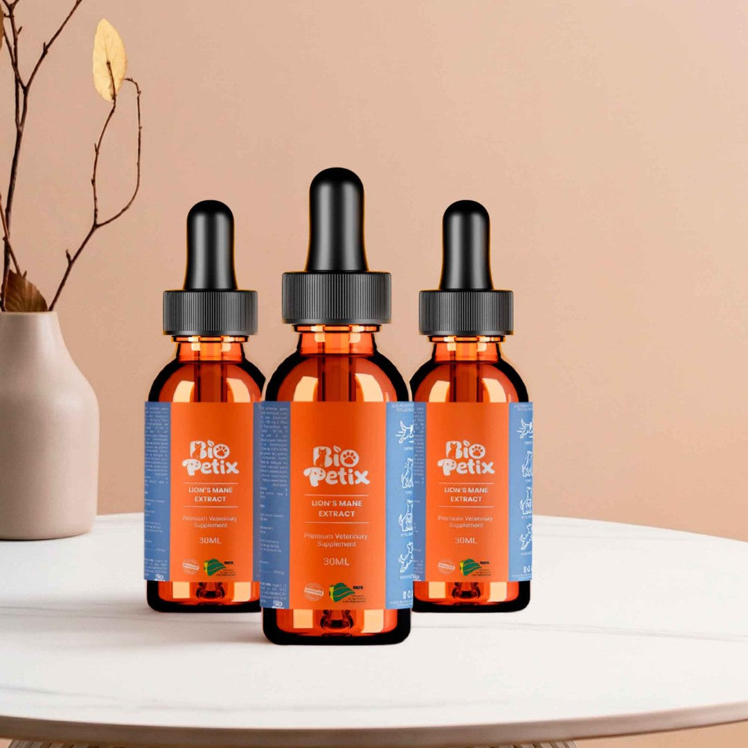 Biopetix Vital Pet 30ml - Extrato de Juba de Leão + MCT